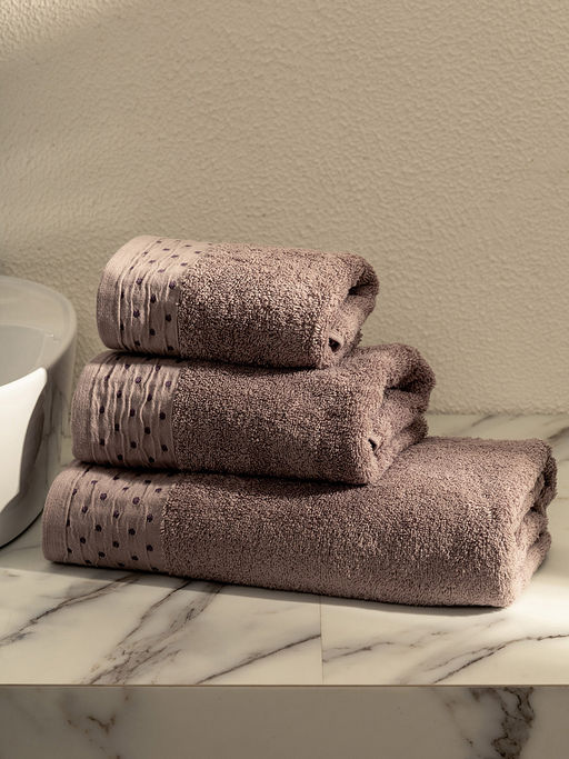 Полотенце для тела 70x140 светло-коричневый махровая ткань - Lucky фото 7