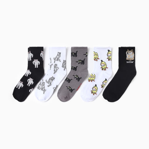 Носки мужские KAFTAN Mem socks, р. 41-44 (27-29 см), набор 5 пар