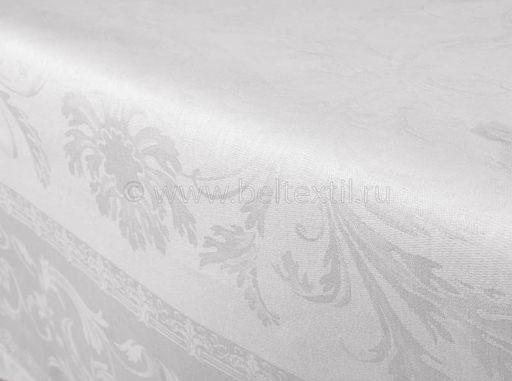 07с36 ЯК Скатерть 140*220 "Ренессанс" цв.белый
