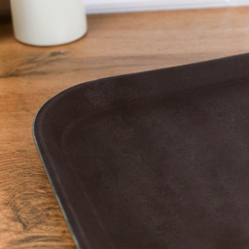 Поднос антискользящий 35х45 см / 1418coffee /уп 25/ - Галеонтрейд фото 3