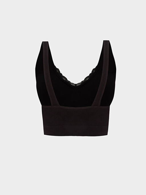 Balensiz Dolgusuz D?z Seamless Sporcu S?tyen