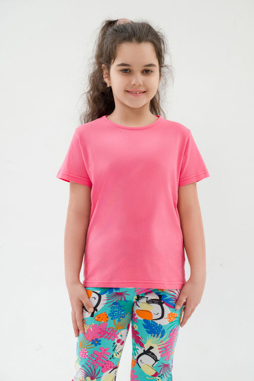 Пижама подростковая из кулирки Фантазия джунгли