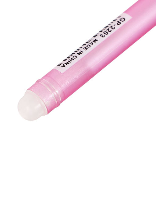 Цена за 12 шт. Ручка гелевая стираемые чернила, 0.5 мм, стержень синий, ассорти, МИКС