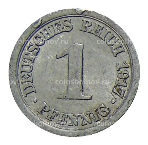 1 пфенниг 1917 года А Германия