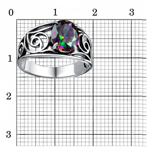 КОЛЬЦО 23815590Мс - Красная пресня фото 3