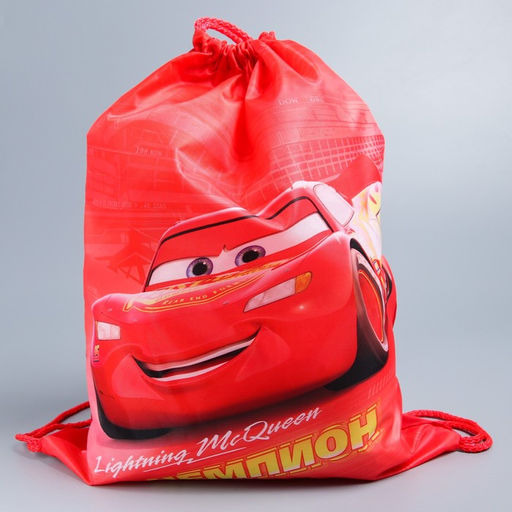 Мешок для обуви 420 х 350 мм, Тачки (мягкий полиэстер, плотность 210D) - Disney фото 4