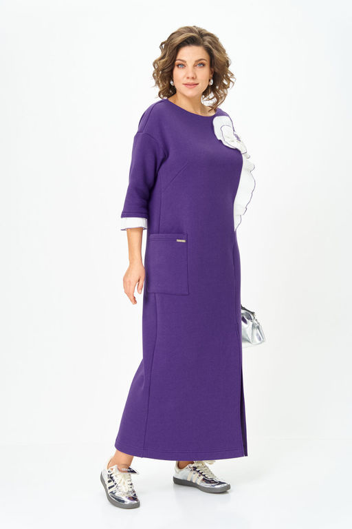 Платье Michel Chic 2183 сиреневый туман  фото 5