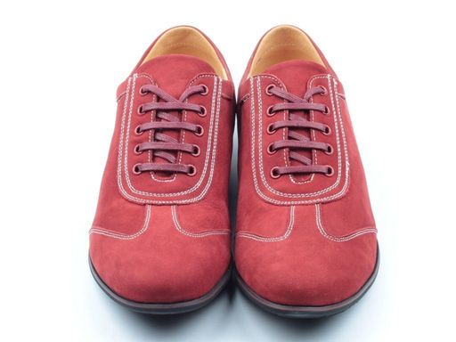 03-F031-67-3 RED Полуботинки спортивные мужские (натуральная замша) - No name фото 10