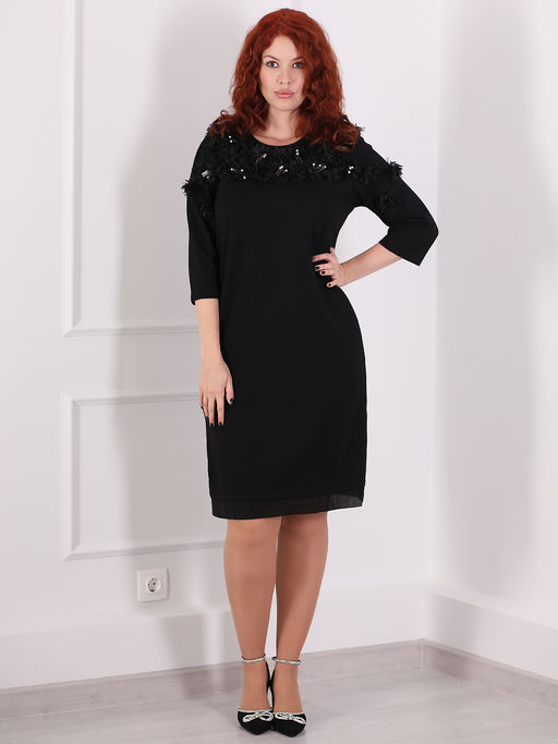 Платье черное праздничное - Almond фото 2