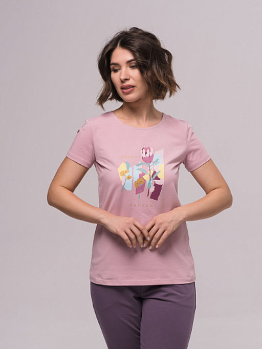 Футболка женская W1-653 LP - Глория Трикотаж фото 19