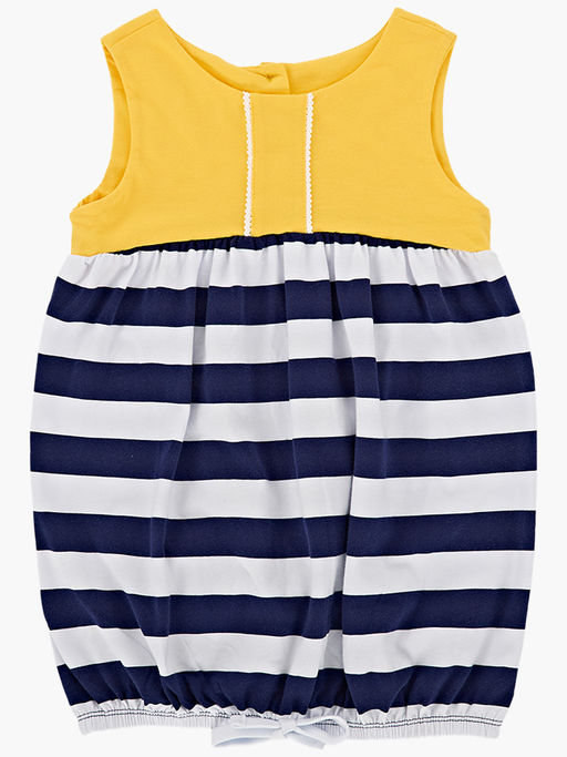 Платье для девочки UD 1583 желтый/полоса - Mini maxi фото 2