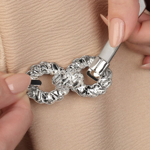 Подхват для штор Бесконечность, 6 3 см, 23,5 см, цвет серебряный - Арт узор фото 6