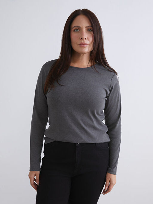 Bisiklet Yaka Kad?n Ti??rt