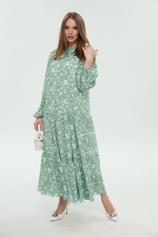 Платье NIKVA н1025-2 мята  фото 3