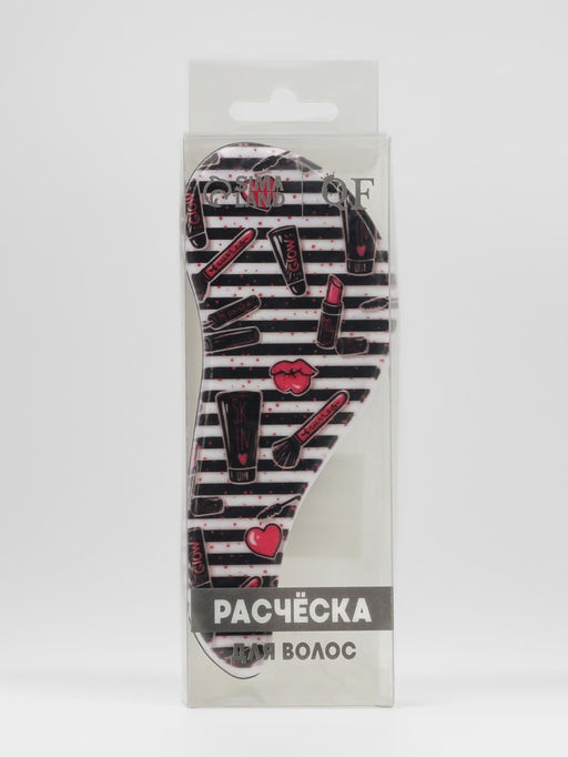 Расчёска массажная, 5.5?14.5(1) см, PVC коробка, рисунок МИКС - Qf фото 5