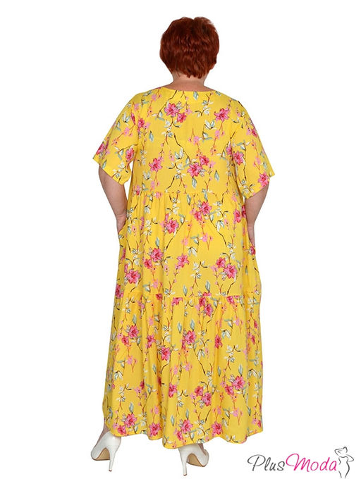 Платье Модель №1458 размеры 44-84 - Plusmoda фото 5