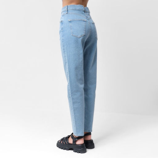 Джинсы женские мом MIST: Denim, размер (25) 40-42, голубые