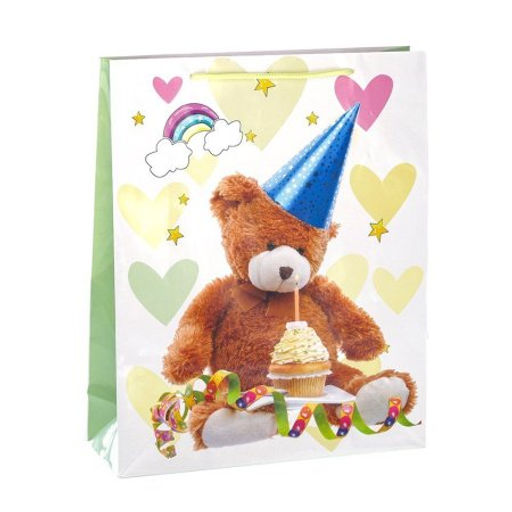 Цена за 12 шт. Пакет подарочный 26x32x9см / 452M /уп 12/960/ микс - Галеонтрейд фото 4