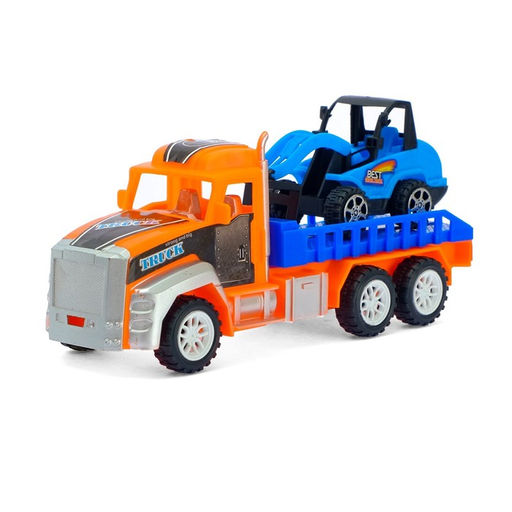 Грузовик инерционный «Перевозчик» с погрузчиком, цвета МИКС