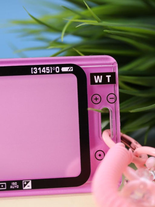 Футляр для карт с брелком "Camera", pink