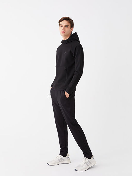 Dik Yaka Erkek Sweatshirt