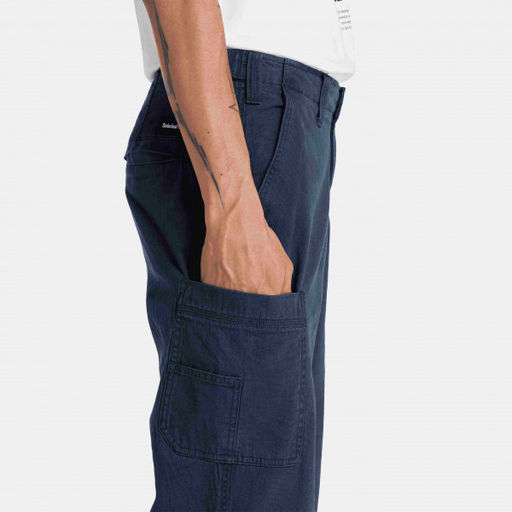 Мужские брюки Timberland Cargo Pant Work Relaxed темно-синие  фото 2
