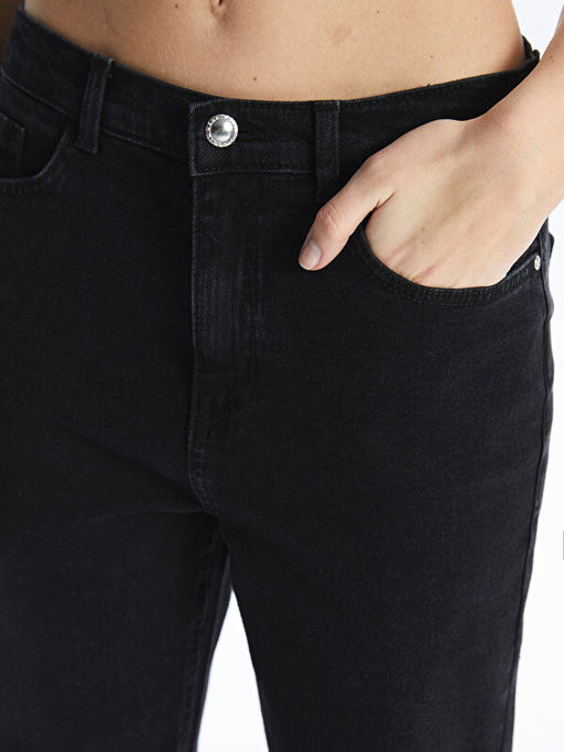 Straight Fit Kad?n Jean Pantolon