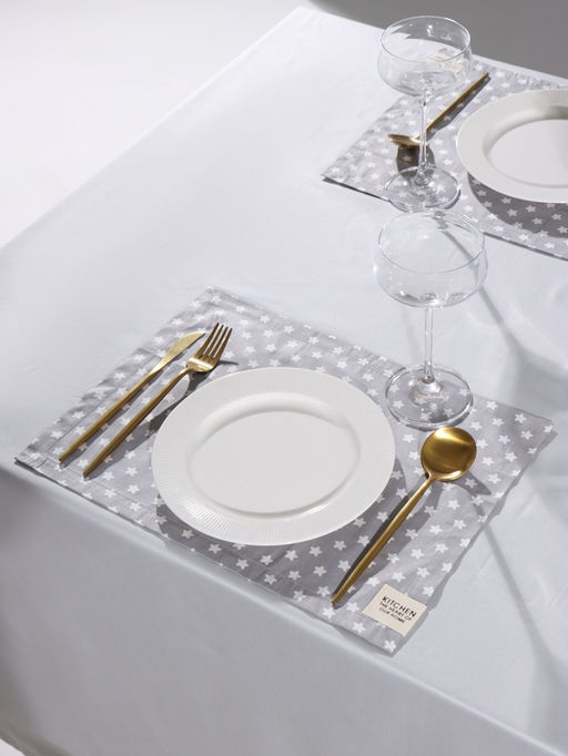 Цена за 2 шт. Набор салфеток «Этель. Звёзды», 30×40 см - 2 шт., сатин 110 г/м²