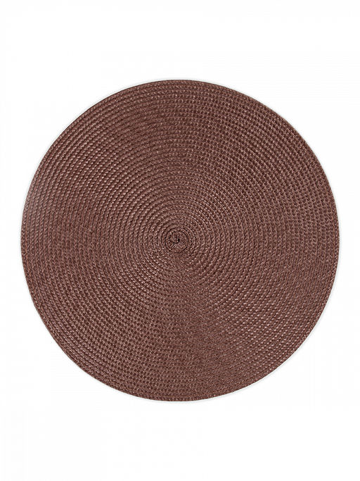 Набор салфеток сервировочных D36, 4 штуки коричневый полипропилен - Denastia фото 2