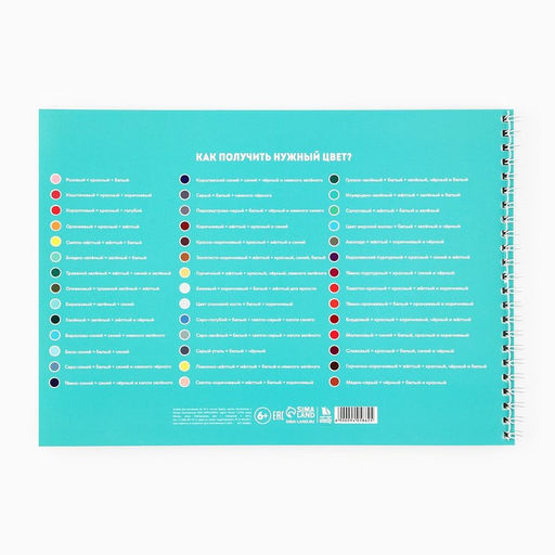 Цена за 2 шт. Альбом для рисования 40 листов А4 на пружине «Смайлики» обложка 200 г/м², бумага 100 г/м².