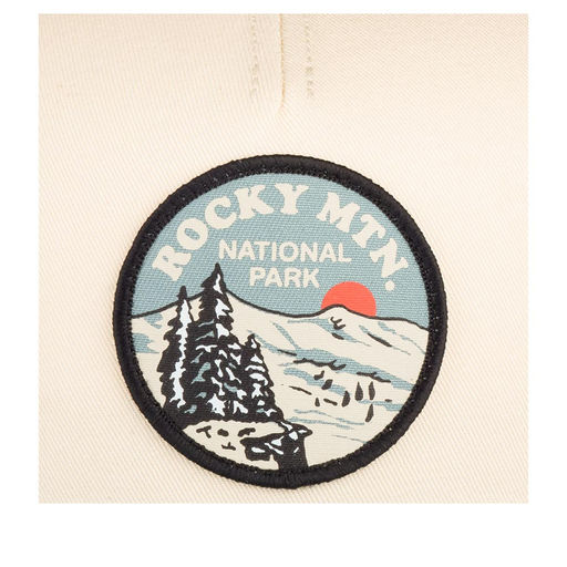 Бейсболка AMERICAN NEEDLE арт. 42960A-RKM Rocky Mountain Valin NP (белый / черный)  фото 3