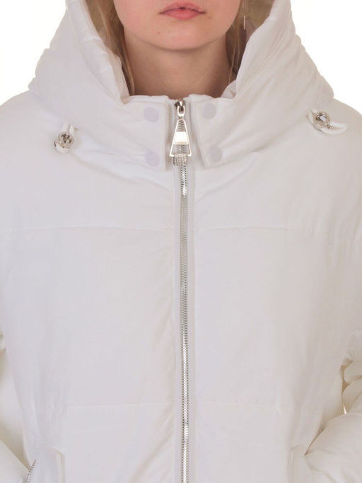 2387 WHITE Куртка зимняя женская (150 гр. холлофайбер)