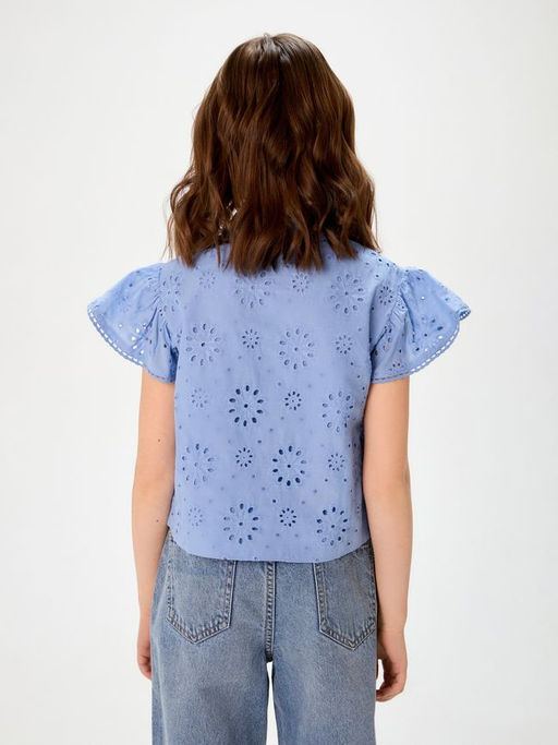 ACOOLA / Блузка детская для девочек Landing синий фото 4