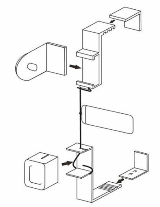 Направляющие для Рулонные шторы (леска) - Эскар фото 2