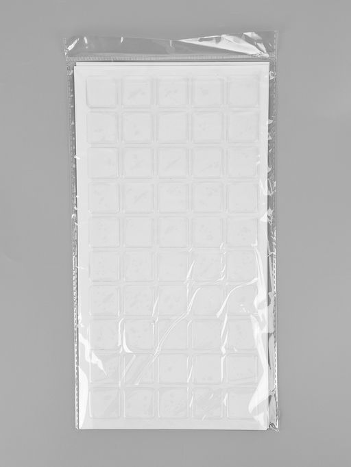 Стикеры эпоксидные прозрачные заготовки 3d=100 шт. 3×3 см