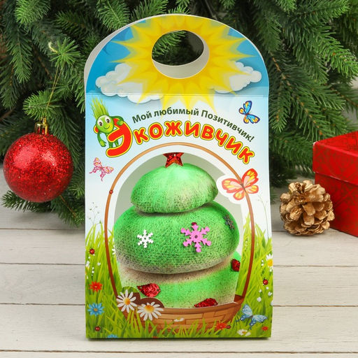 Набор для выращивания «Ёлка Новогодняя», фигурка растущая в подарочной упаковке