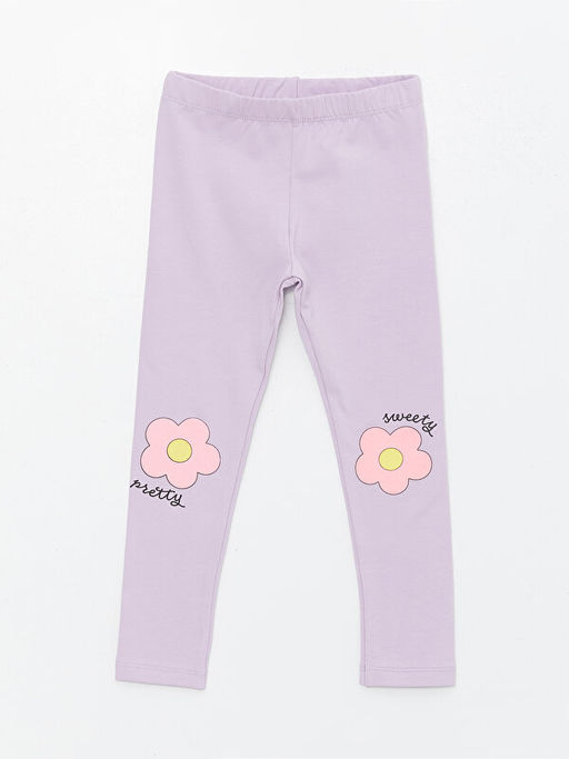 Beli Lastikli ?i?ekli K?z Bebek Tayt