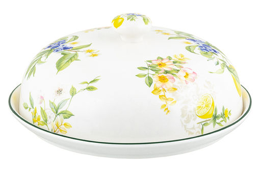 Блинница 23*23*9,5 см Лимоны NEW BONE CHINA - Elan gallery фото 4