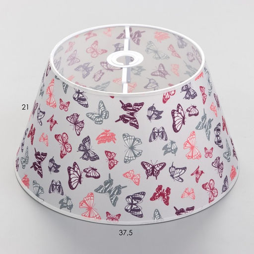 Абажур для светильника универсальный BayerLux Бабочки, Е27/Е14, 38?38?21 см  фото 4