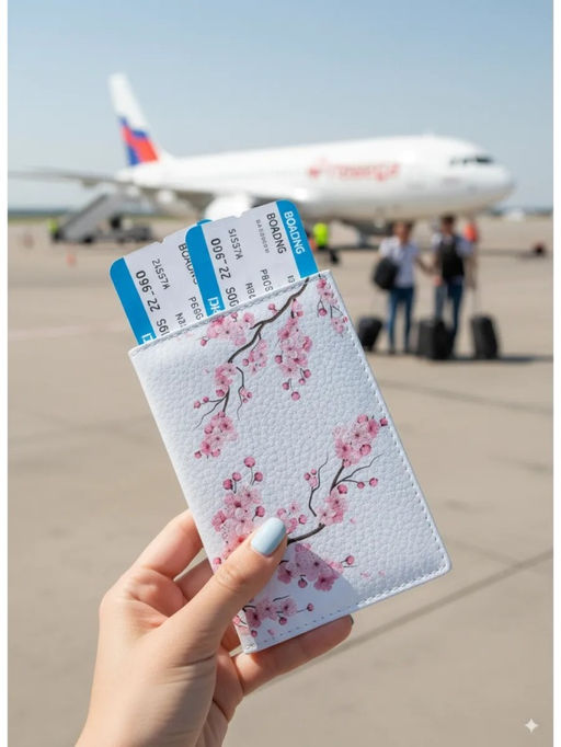 Кожаная обложка для паспорта с принтом - Sergio valentini фото 2