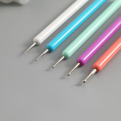 Инструменты для придания формы фоамирану Пастель набор 5 шт 12 см - Арт узор фото 4