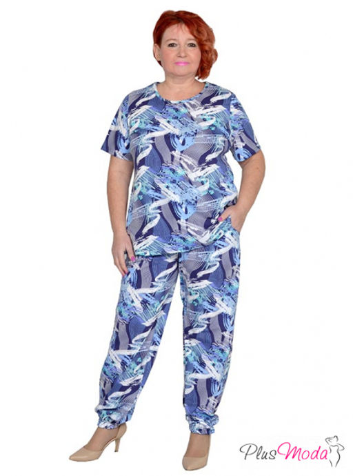 Футболка Модель №1875 размеры 44-84 - Plusmoda фото 6