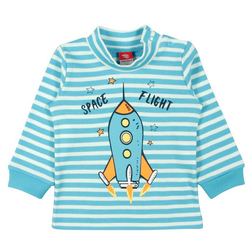 CRB wear/CWB 62534 Водолазка ясельная, голубой/Ex.Cherubino  фото 2