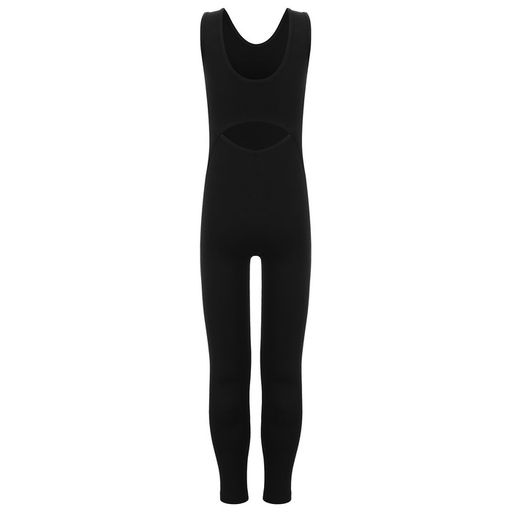 Комбинезон гимнастический Grace Dance, с вырезом на спине, р. 30, цвет чёрный  фото 10