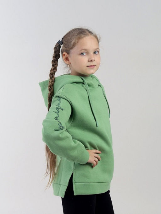 CRB wear / CWJG 63943-37 Толстовка для девочки,зеленый  фото 2