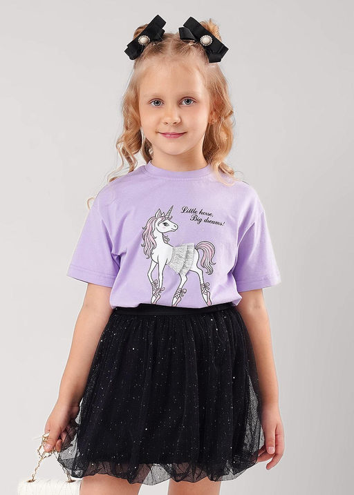 757258/26кд_п Футболка дев. (ЧЗ)