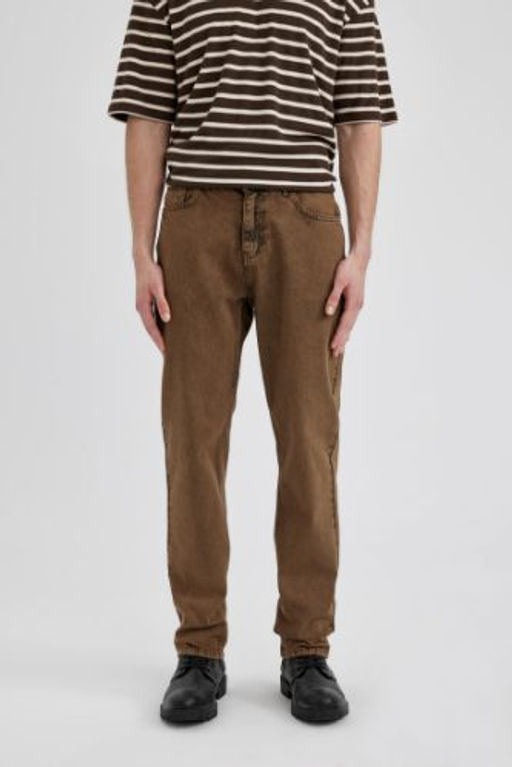 Straight Fit Normal Kal?p Normal Bel Boru Paca Jean Pantolon
