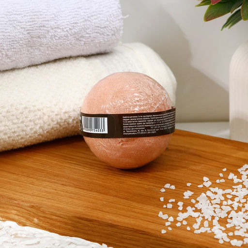 Цена за 3 шт. Бомбочка для ванны, 130 г, аромат шоколада, Кладовая красоты