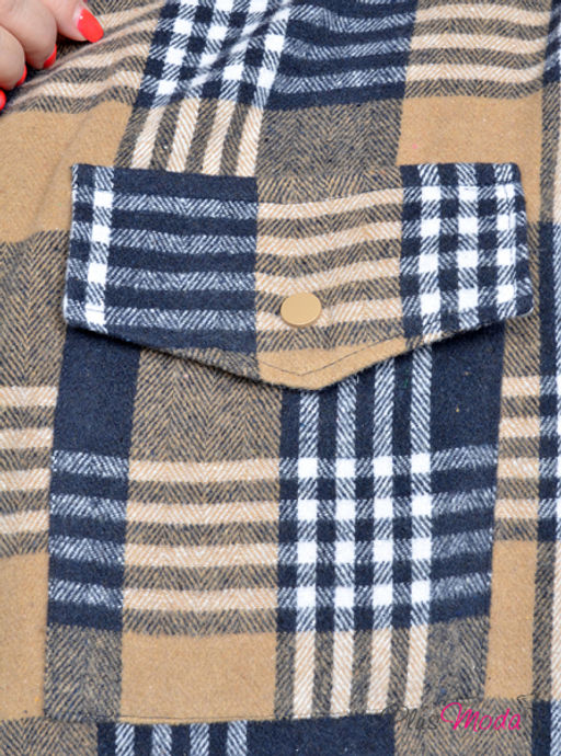 Пальто-рубашка Модель №2006 размеры 44-84 - Plusmoda фото 5