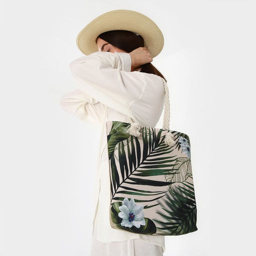 Сумка женская пляжная Растение, 35?40 см - Nazamok фото 9